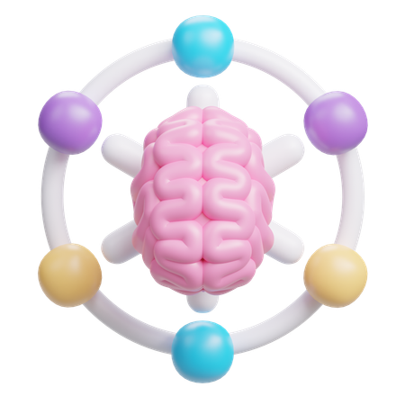 Neural Network  3D Icon