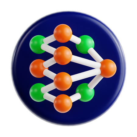 Neural Network  3D Icon