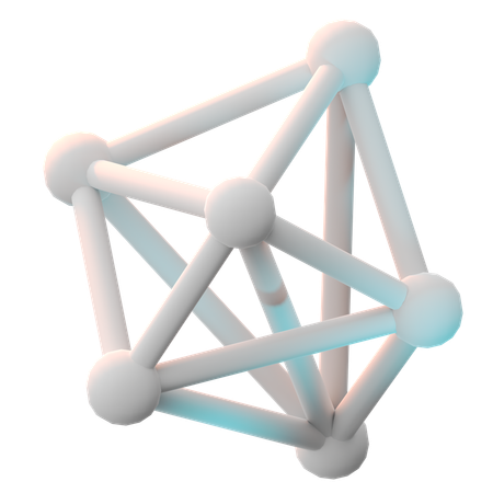 Neural Network  3D Icon