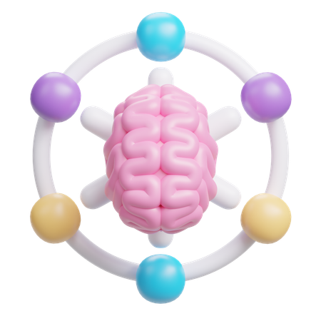 Neural Network  3D Icon