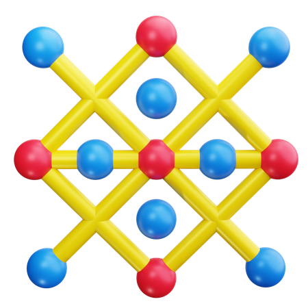 Neurales Netzwerk  3D Icon