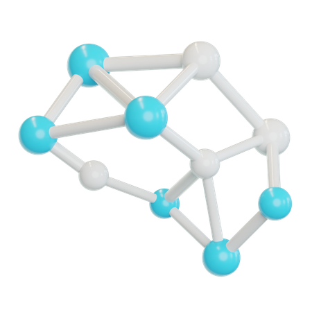 Neurônios cerebrais  3D Icon