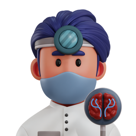 Neurosurgeon  3D Icon