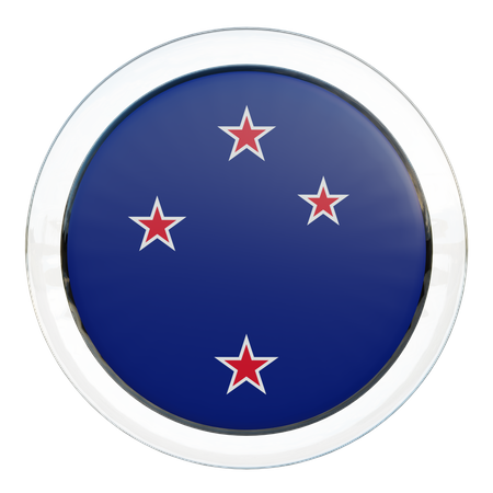 Neuseeländische Flagge  3D Icon