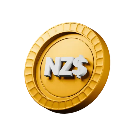 Neuseeland Dollar  3D Icon