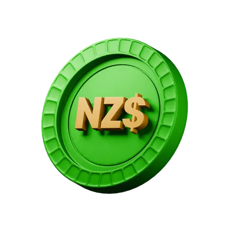 Neuseeland Dollar  3D Icon