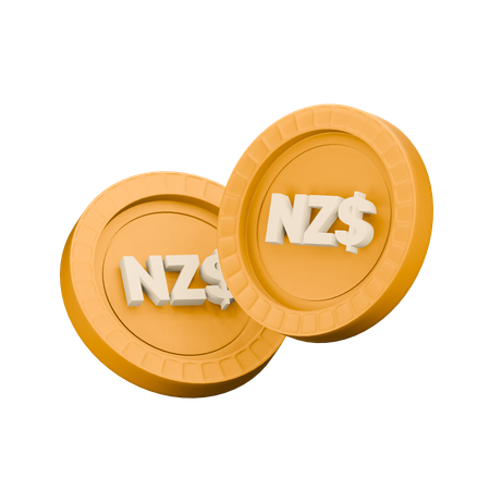 Neuseeland Dollar  3D Icon