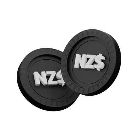 Neuseeland Dollar  3D Icon