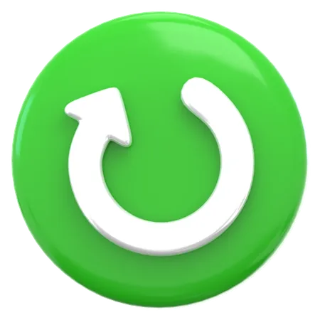 Neustart  3D Icon