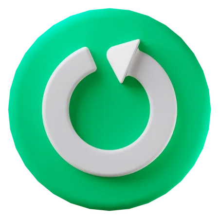 Neustart  3D Icon