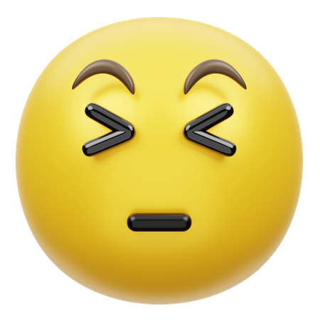 Neutral Face  3D Emoji