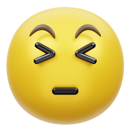 Neutral Face  3D Emoji