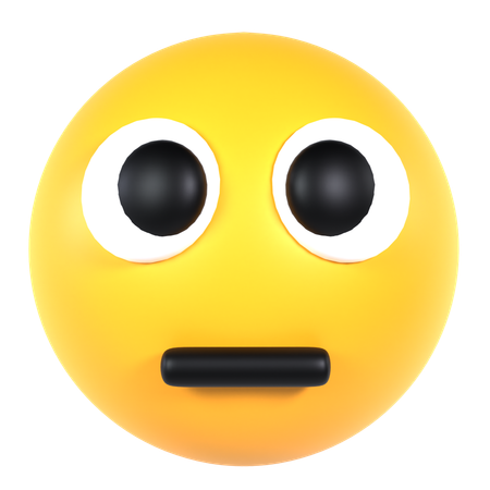 Neutral Face  3D Icon