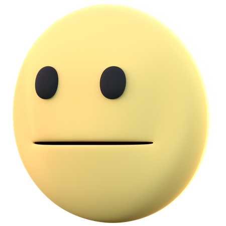 Neutro  3D Emoji