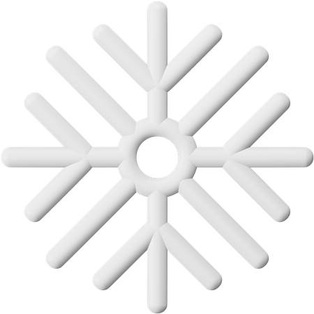 Neve de natal  3D Icon