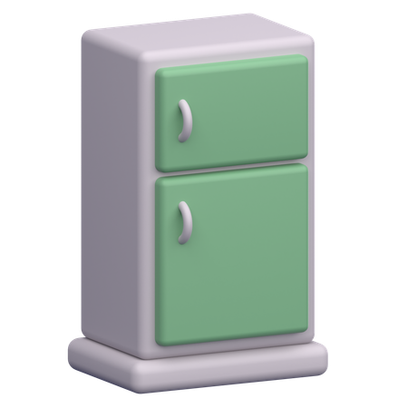 Refrigerador  3D Icon