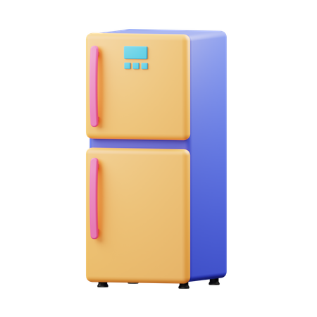 Refrigerador  3D Illustration