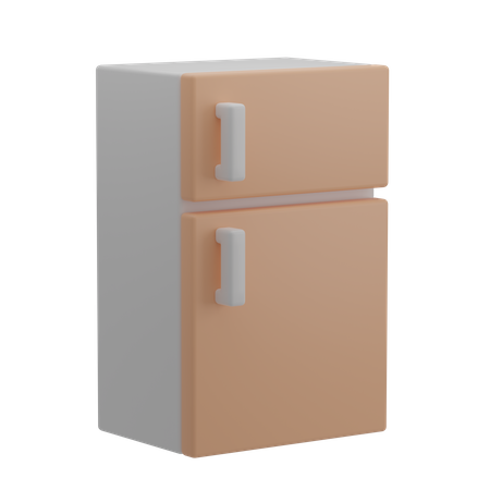 Refrigerador  3D Illustration