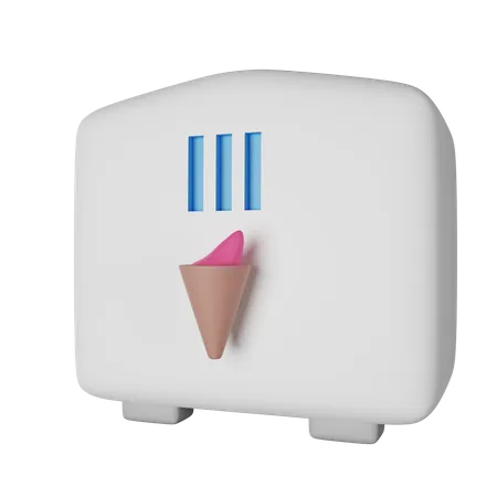 Refrigerador  3D Icon