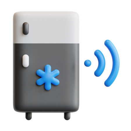 Nevera inteligente  3D Icon