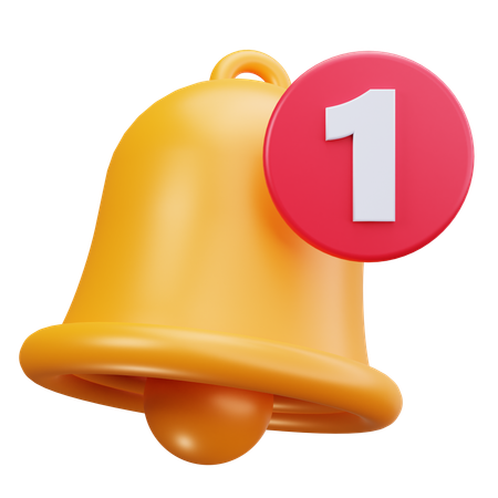 New Alert  3D Icon