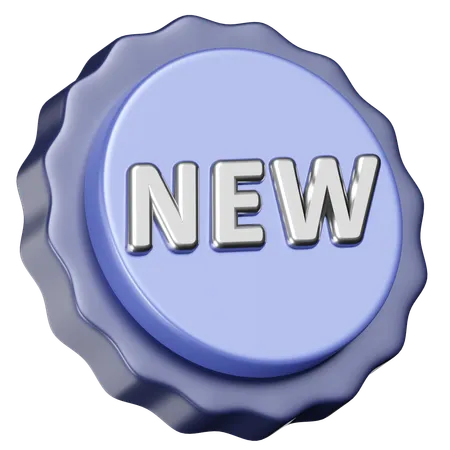 This Icon Denotes Something New Or Freshly Introduced Suitable For Showcasing New Features Or Products 3D Icon