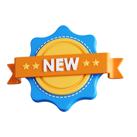 New Badge  3D Icon