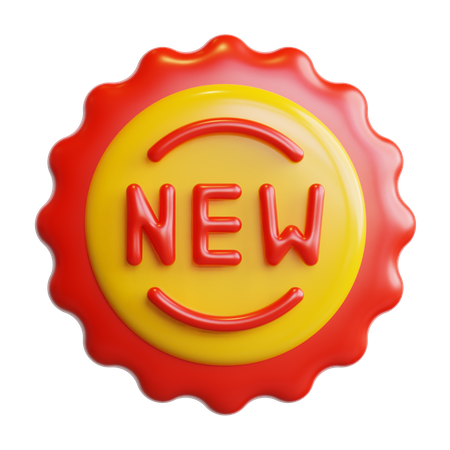 New Badge  3D Icon