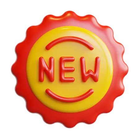 New Badge  3D Icon