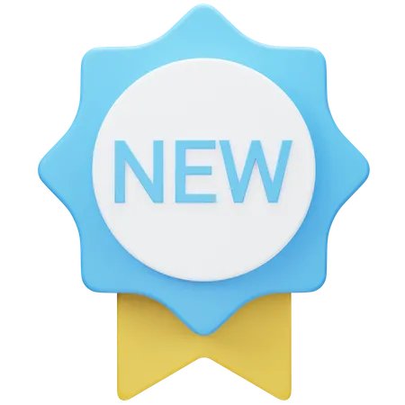 New Badge  3D Icon