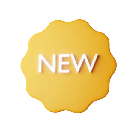 New Badge  3D Icon