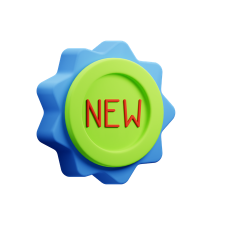 New Badge  3D Icon