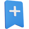 3d bookmark add emoji