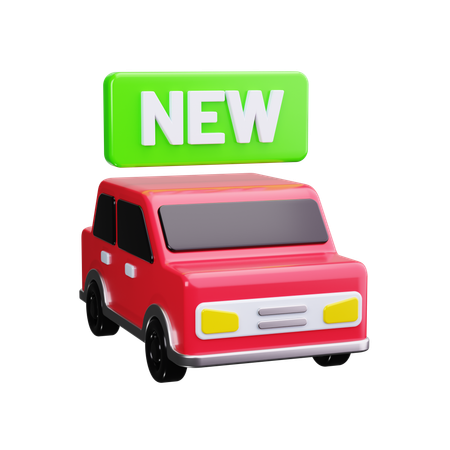 New car  3D Icon