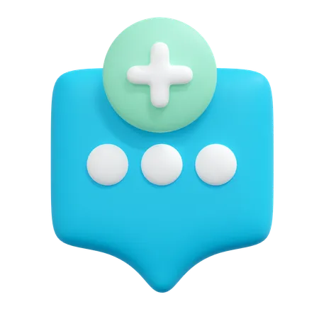 New Chat Illustration 3D Icon