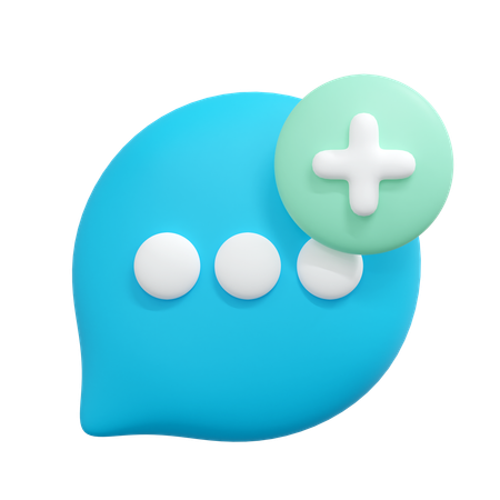 New chat  3D Icon