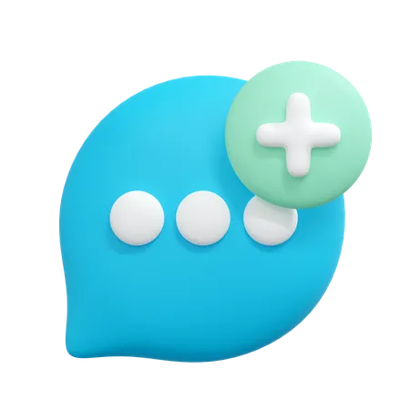 New chat  3D Icon