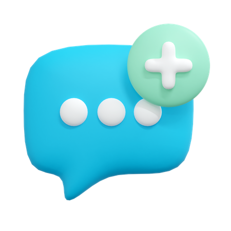 New chat  3D Icon