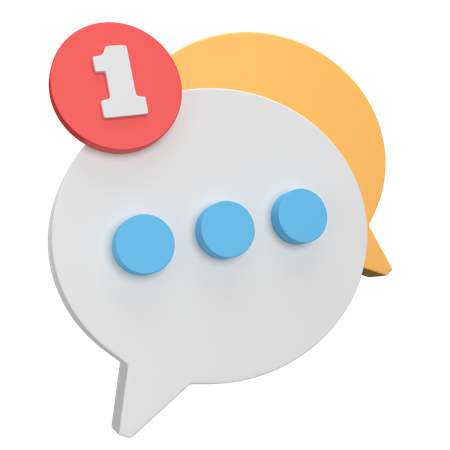 New Chat 3D Icon
