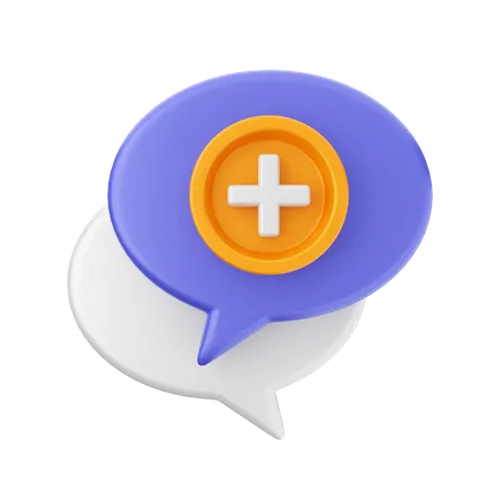 New Chat  3D Icon