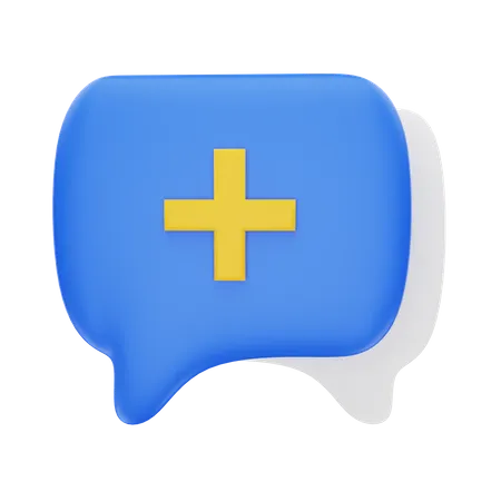 New Chat  3D Icon