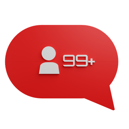 New Chat Bubble  3D Icon