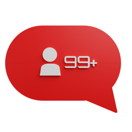 New Chat Bubble 3D Icon