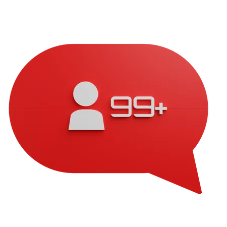 New Chat Bubble  3D Icon