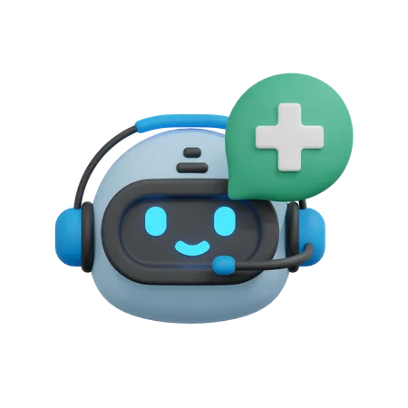New Chatbot Illustration 3D Icon