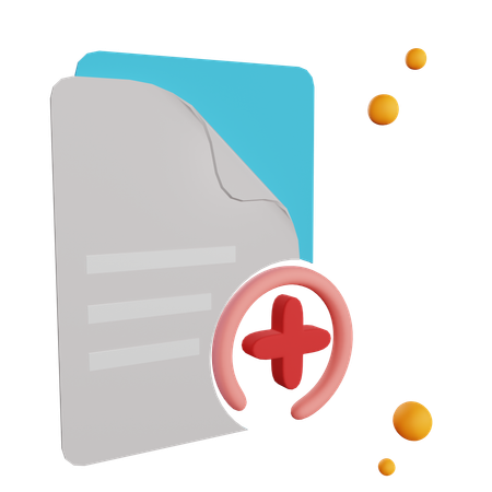 New Document  3D Icon