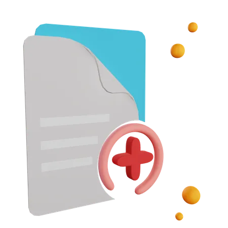 New Document  3D Icon