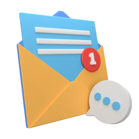 New Email 3D Icon