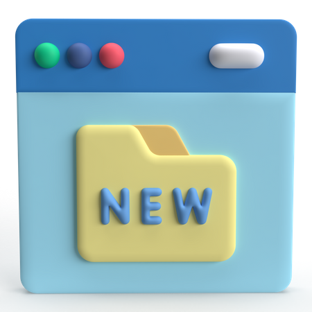 New Folder  3D Icon