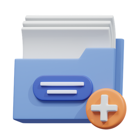 New Folder Creation  3D Icon